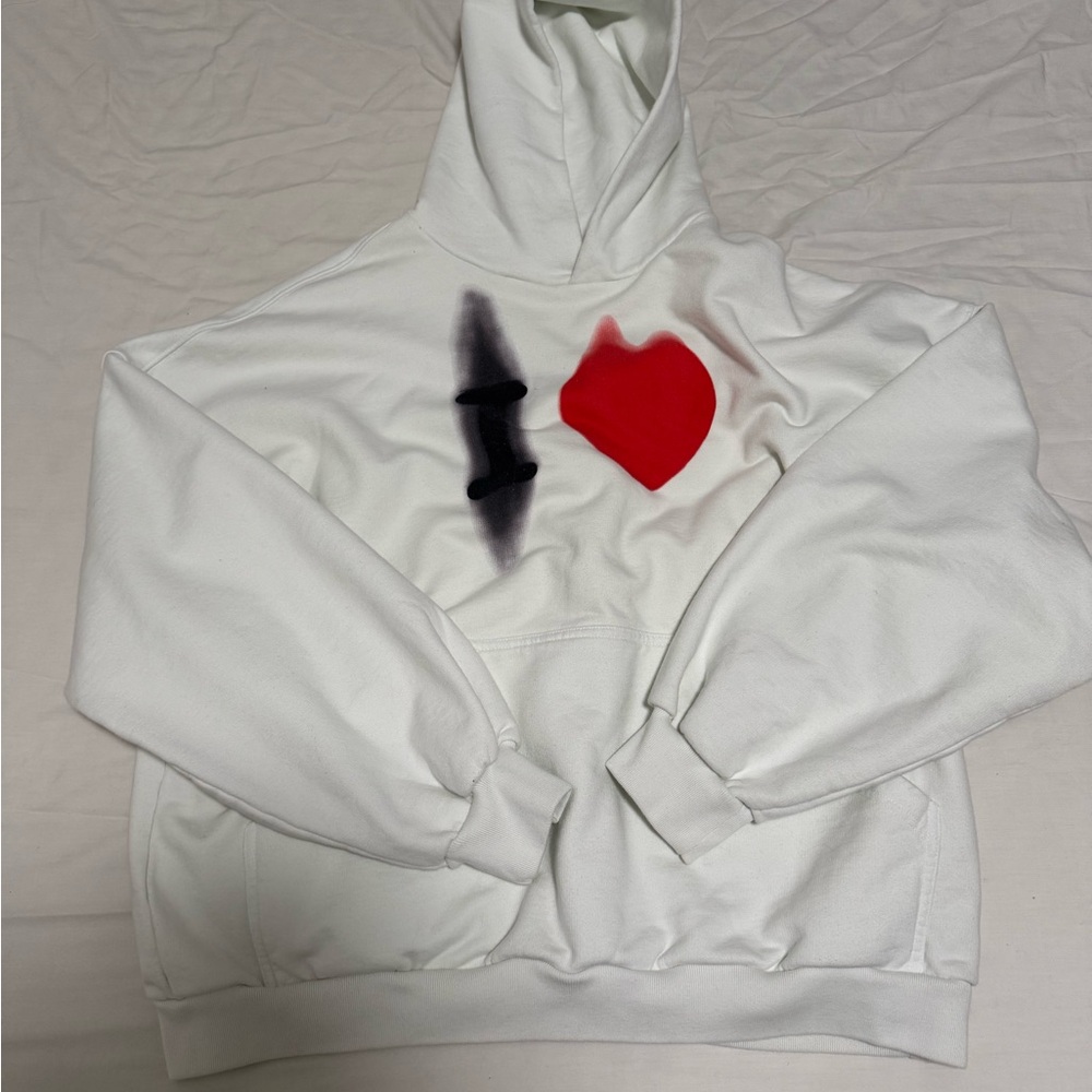 Balenci style hoodie “I love”